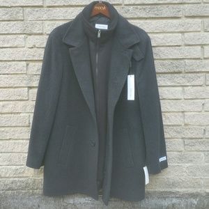 Calvin Klein Wool Coat Mens